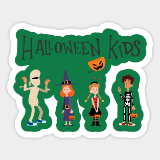 Halloween Kids Sticker